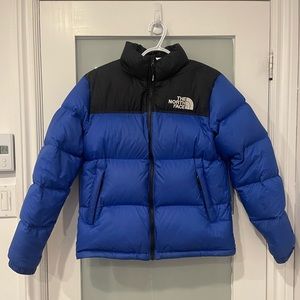 BLUE NORTH FACE YOUTH XL JACKET
